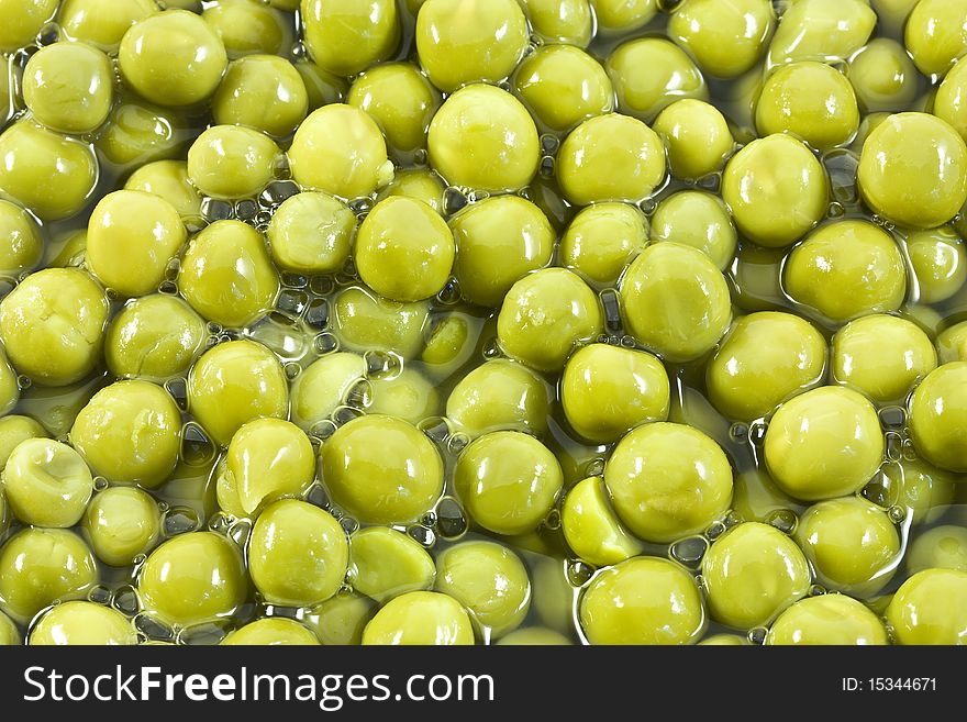 Background With Many Pea Beans