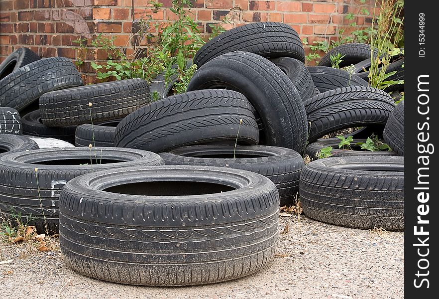 Old tyre covers