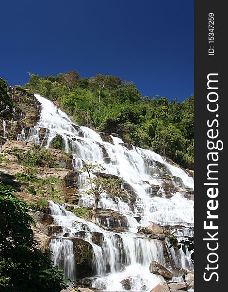 Waterfall in the nation park