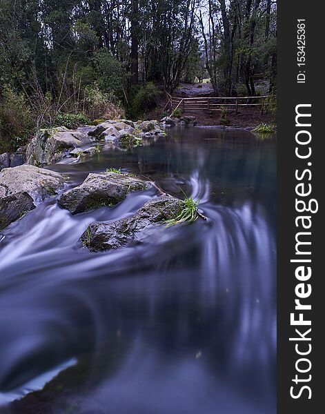 Natural landscapes of Ojos del Caburgua, Chile