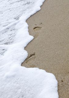 Footprints Royalty Free Stock Photo Footprints Royalty Free Stock Photo