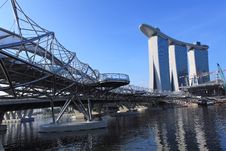 Marina Bay Sands Integrated Resort,Singapore Royalty Free Stock Photos Marina Bay Sands Integrated Resort,Singapore Royalty Free Stock Photos