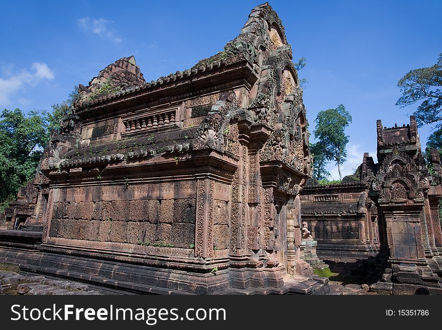 Banteay Srei Temple at Angkor Siem Reap Cambodia