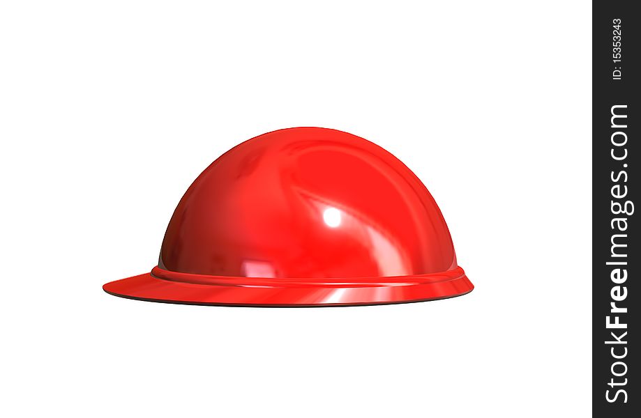 3d image of a safety helmet