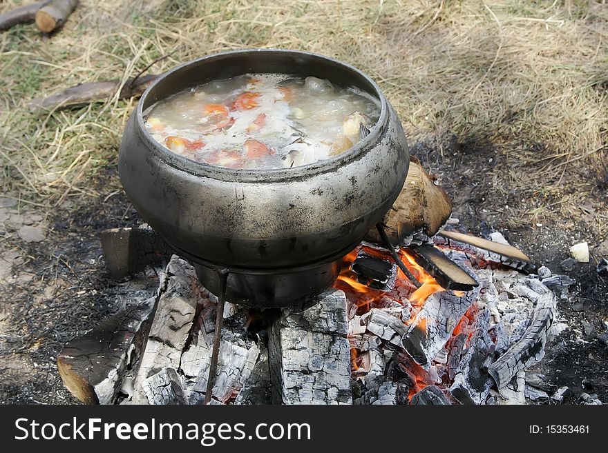 Cook In The Pot On A Fire 2