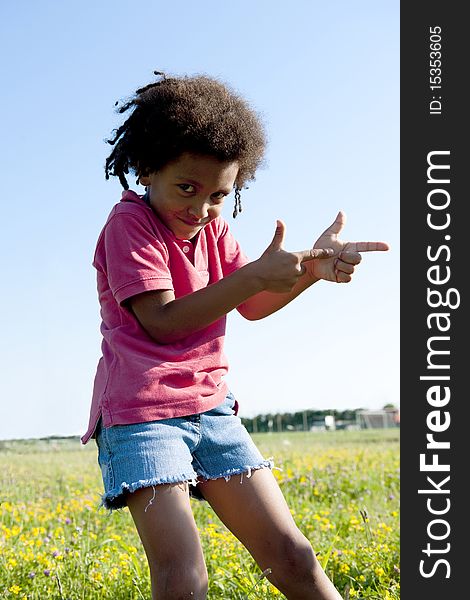 Portrait of a cute little boy playing and gesturing. Portrait of a cute little boy playing and gesturing