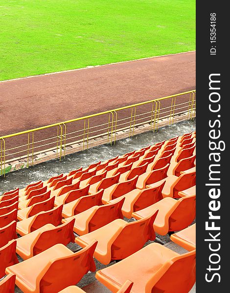 Orange Seat In Arena