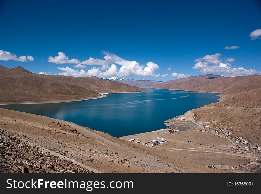 Lake in tibet, China