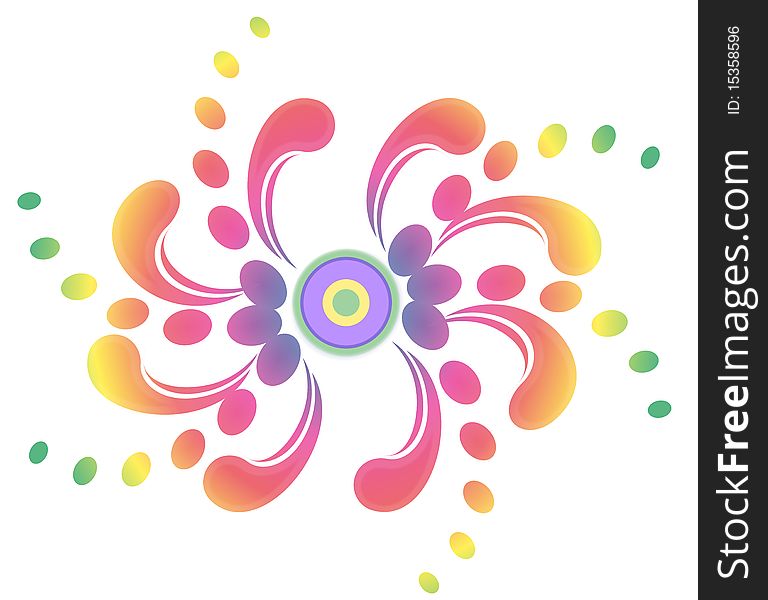 Spiral  background with stylized decorative swirls. EPS10. Spiral  background with stylized decorative swirls. EPS10