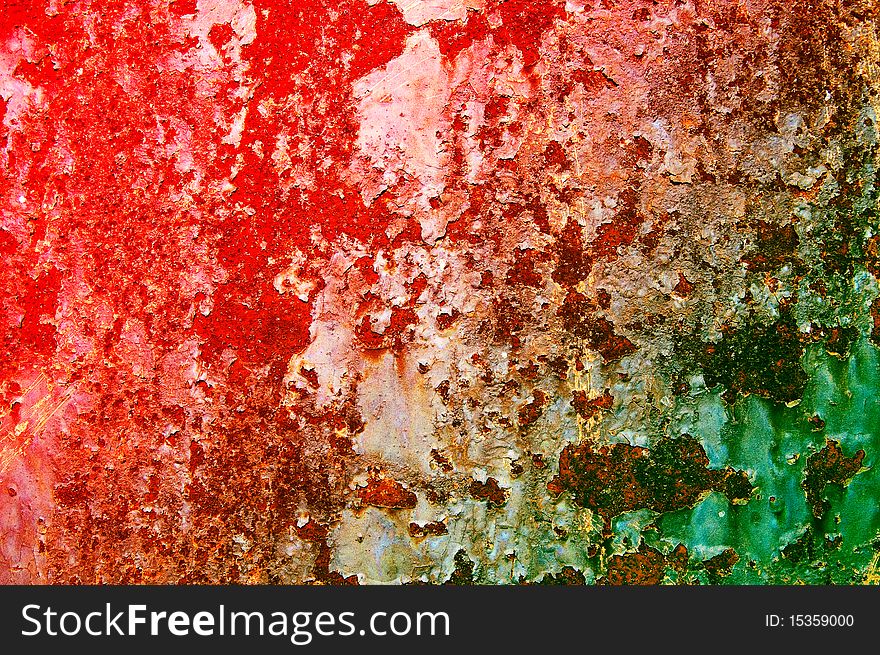 Grunge texture of old wall with rusty spots. Grunge texture of old wall with rusty spots.