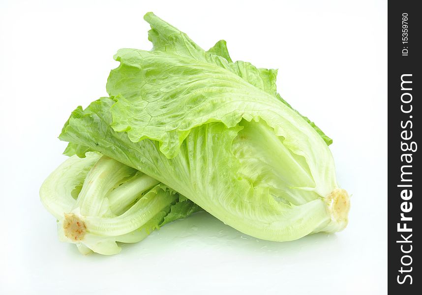 Two bouquet of fresh lettuces