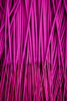 Incense Sticks In Buddhist Temple In Bangkok, Worship Royalty Free Stock Photography