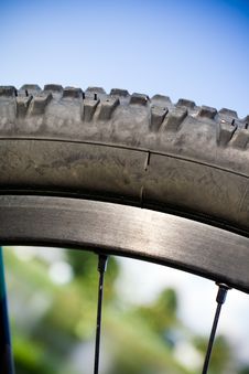 Mountain Bike Wheel Detail Stock Photography Mountain Bike Wheel Detail Stock Photography
