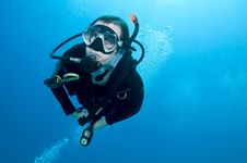 Male Scuba Diver Stock Photography Male Scuba Diver Stock Photography