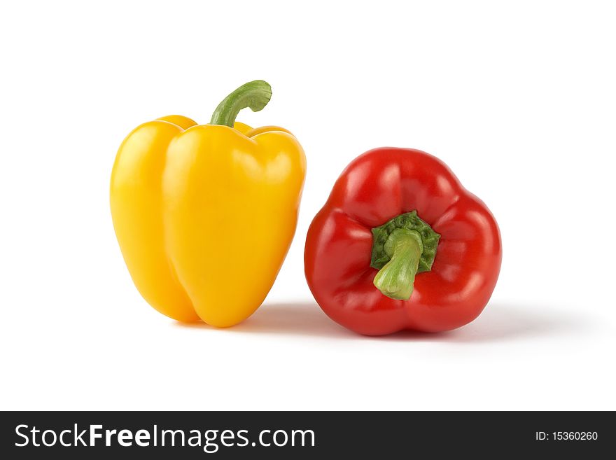 Two sweet peppers