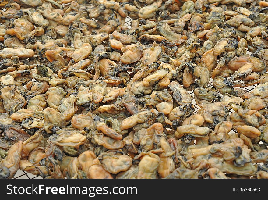 Chinese style sun dried oysters