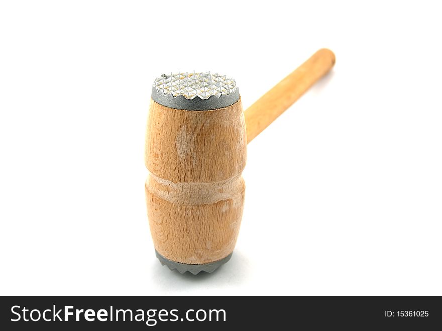 Studio shot of the meat tenderizer on white background