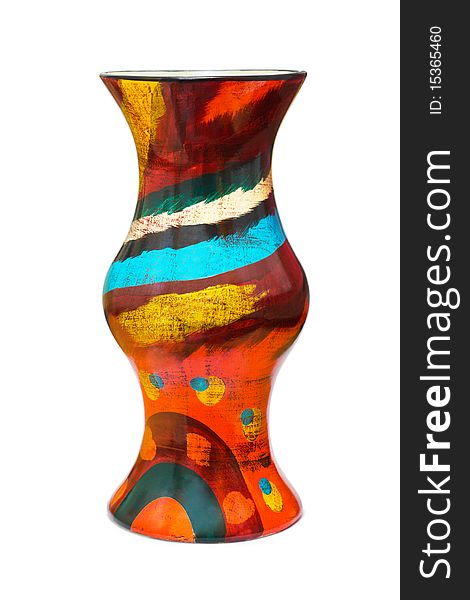 Vase With Abstract Pattern