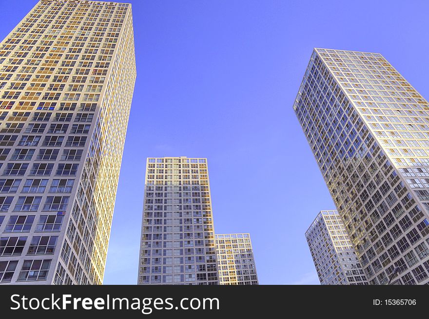 Skyscraper Of Beijing Business Center