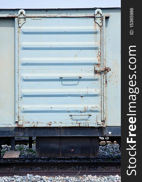 Train Door Closed With Tank Of Railway Products