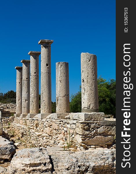 Ruins At The Sanctuary Of Apollon Ylatis, Cyprus