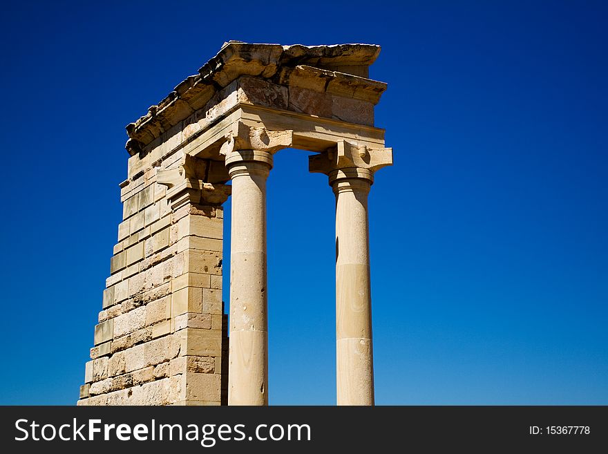 Ruins at the Sanctuary of Apollon Ylatis, Cyprus