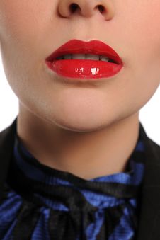 Young Woman S Lips Close Up Stock Photos Young Woman S Lips Close Up Stock Photos