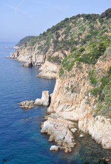 Tossa De Mar Coast Royalty Free Stock Photos Tossa De Mar Coast Royalty Free Stock Photos