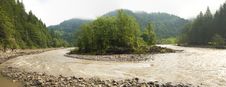 Mountain River Landscape Royalty Free Stock Photo