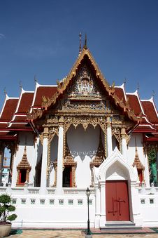 TheThai Temple Royalty Free Stock Photo