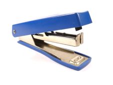 Blue Stapler Stock Photography