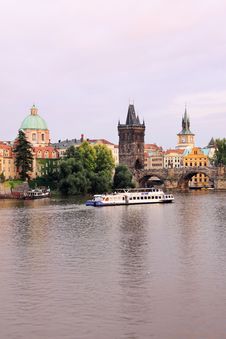 Prague Old Town With The Bridge Tower Stock Photography Prague Old Town With The Bridge Tower Stock Photography