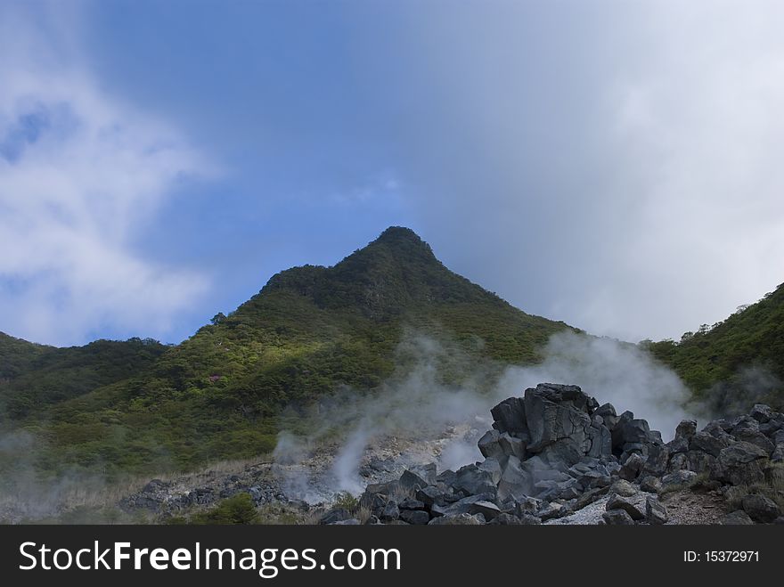 Hot Steam By Geothermal