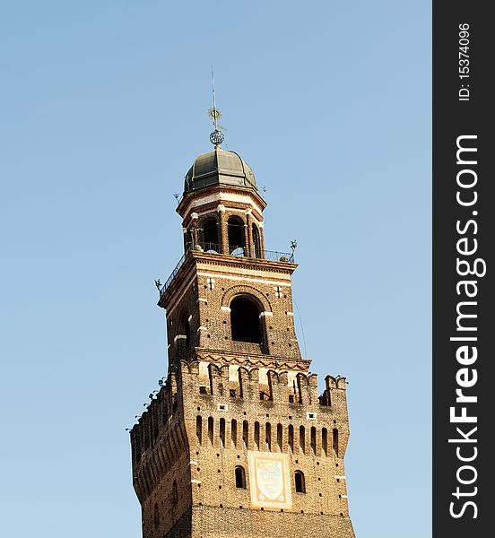 Tower of Castle Sforzesco, Milano