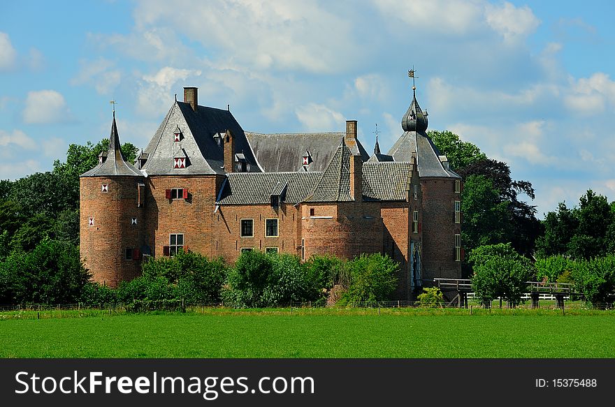 Dutch castle in the netherlands