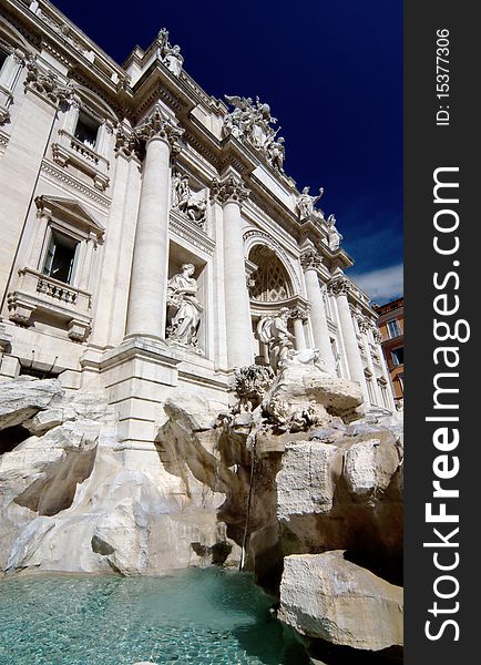 Trevi Fountain in Rome, Italy , Rome
