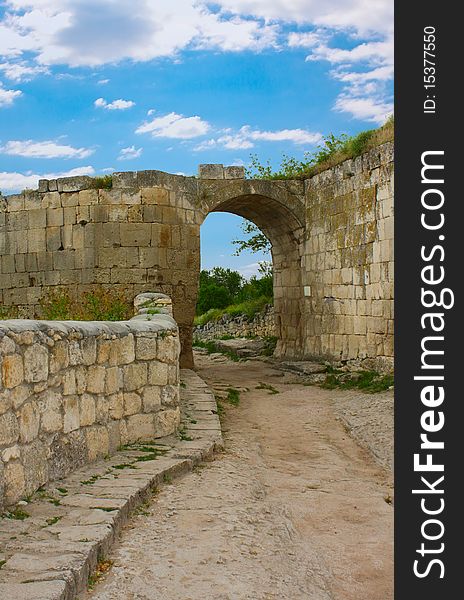 The Street Of The Medieval Fortress