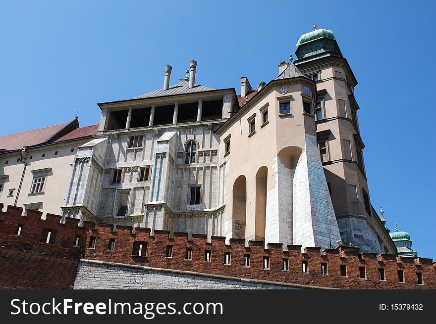 Old Royal Wawel Castle in Cracow. Poland. Old Royal Wawel Castle in Cracow. Poland