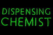 Dispensing Chemist Neon Sign Stock Images Dispensing Chemist Neon Sign Stock Images