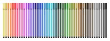 Colored Pens Close Stock Photography Colored Pens Close Stock Photography