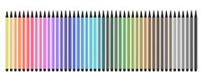 Colored Pens Open Royalty Free Stock Photography Colored Pens Open Royalty Free Stock Photography