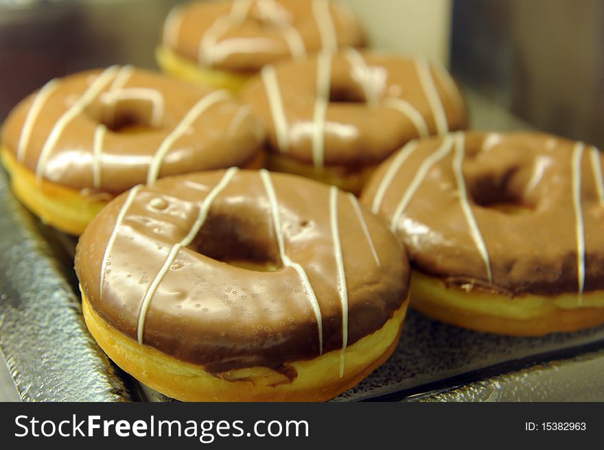 Doughnut With Chocolate Top