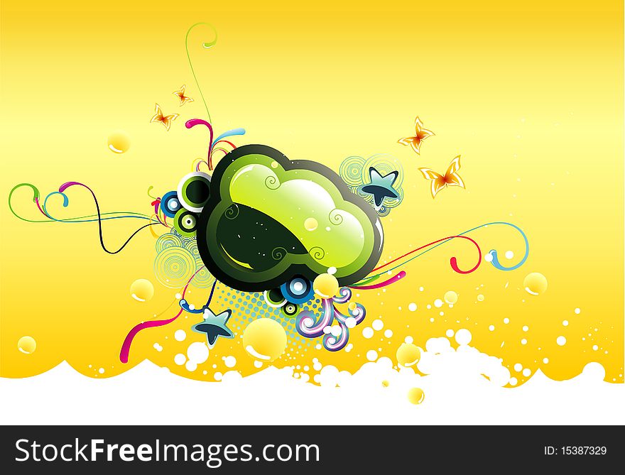 Vector abstract and colors illustration. Vector abstract and colors illustration