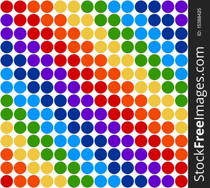 Seamless image with circles , that have rainbow colors . Seamless image with circles , that have rainbow colors .