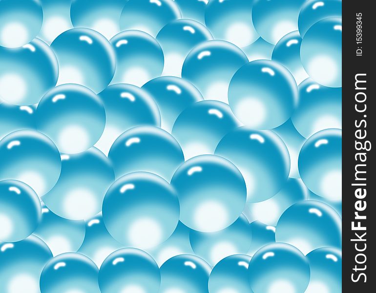 Abstract water drop bubbles background