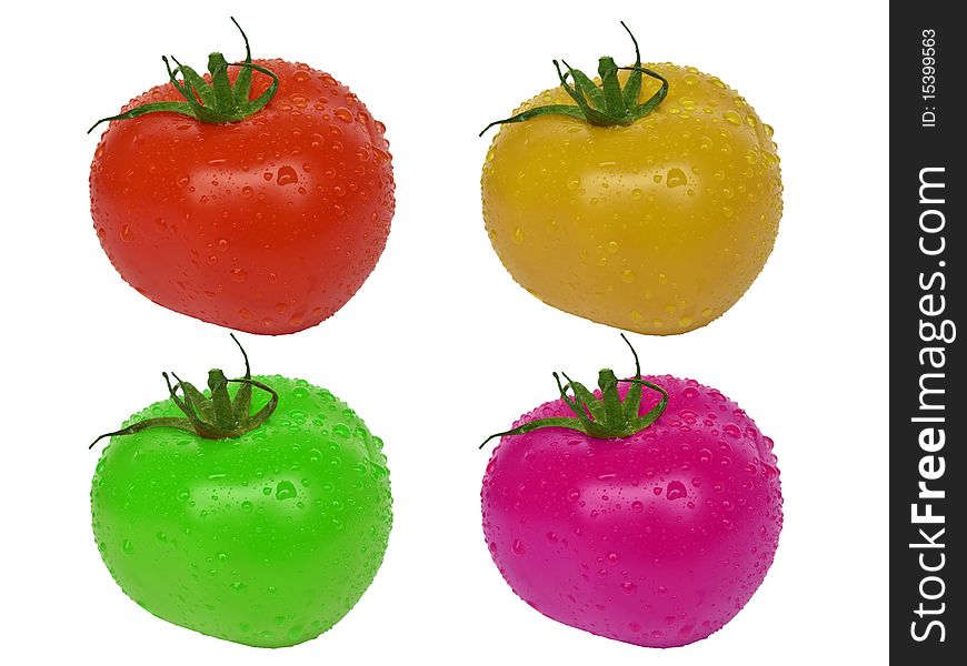 Multicolored Tomatoes