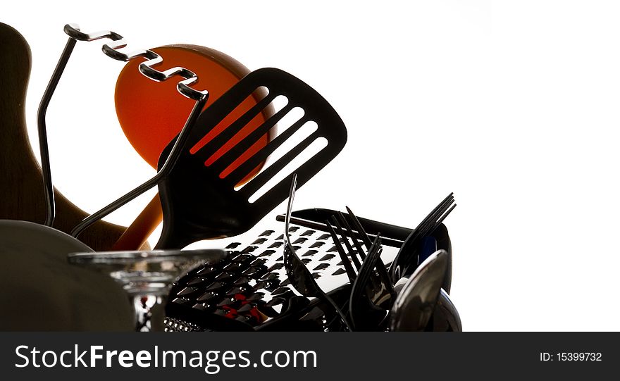 Kitchen utensil isolated on white background