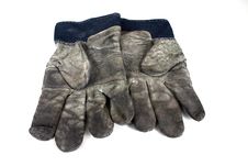 Used Safety Gloves Royalty Free Stock Photography Used Safety Gloves Royalty Free Stock Photography
