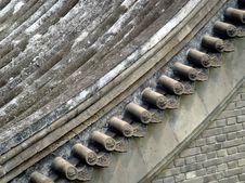 Eaves Of Courtyard Building Stock Image Eaves Of Courtyard Building Stock Image
