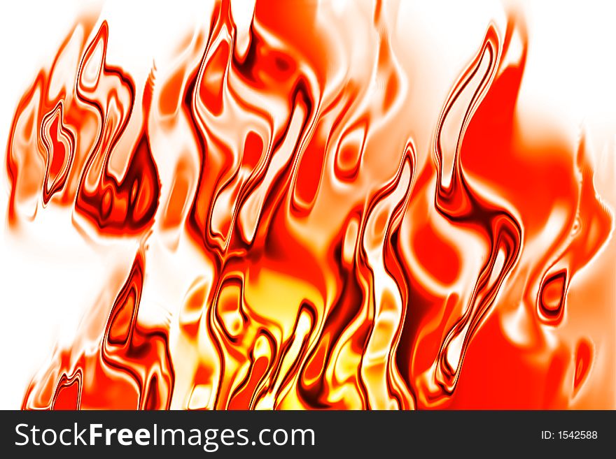 Fire texture generated by computer